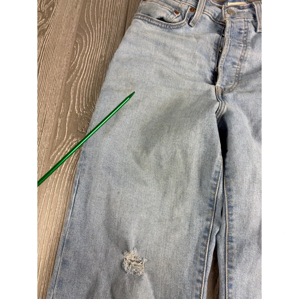 Levi's Ribcage Straight Ankle Women's Jeans Medium Wash Size 27 Length 27